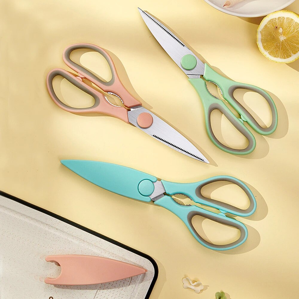 Stainless Steel Household Kitc - Baby Food Scissors ulasan dan harga