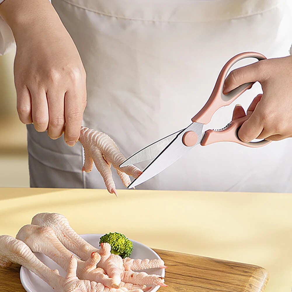 Stainless Steel Household Kitc - Baby Food Scissors ulasan dan harga