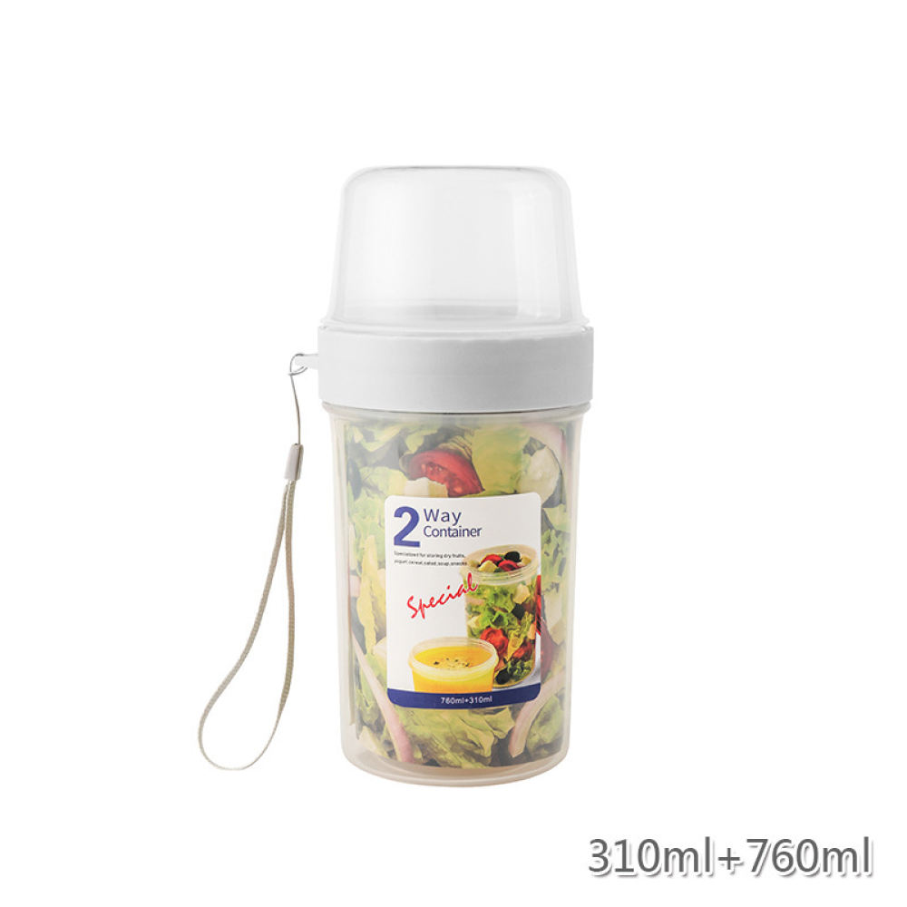 Portable Double Layer Storage  - Baby Food Jars With Lids ulasan dan harga