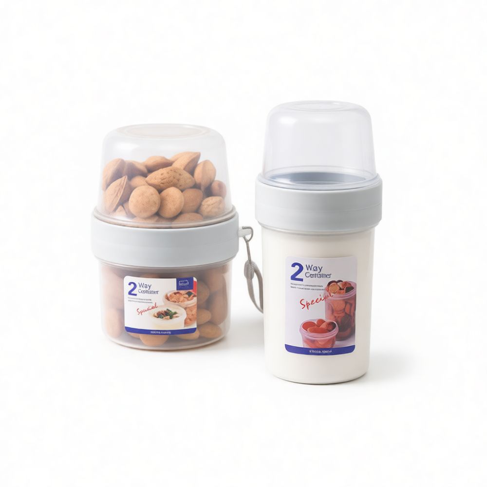 Portable Double Layer Storage  - Baby Food Jars With Lids ulasan dan harga