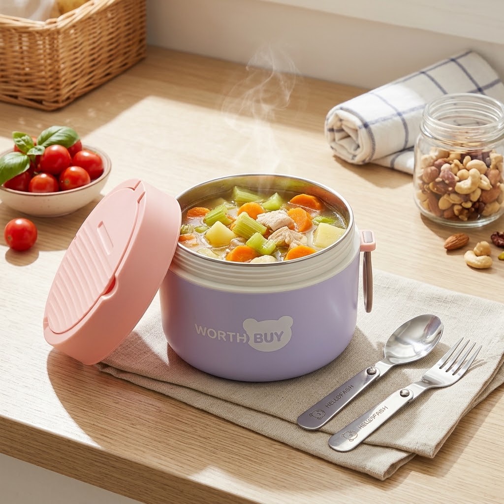 304 Stainless Steel Thermal Lu - Baby Food Warmer ulasan dan harga